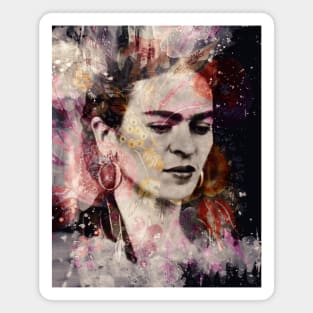 FRIDA KAHLO Mexican Feminist portrait painting Magnet